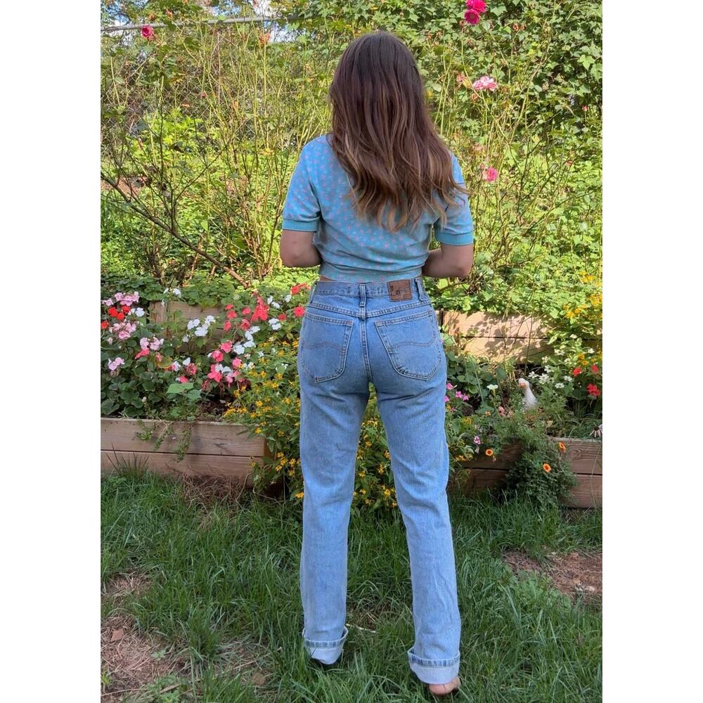 Vintage Lee 90s Regular Fit Mom Jeans, High Waist, Straight Leg